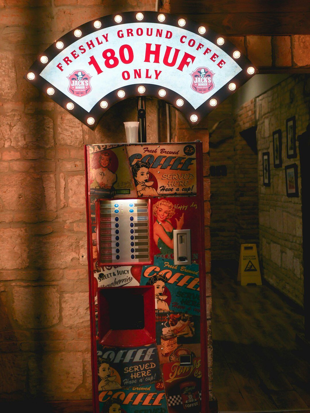 retro coffee ad